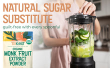 Load image into Gallery viewer, TEAki Hut Organic Monk Fruit Sweetener, 4oz, Zero-Calorie &amp; Keto, 365 Servings