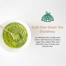 Load image into Gallery viewer, Matcha Green Tea Powder Sweetened With Stevia 4oz