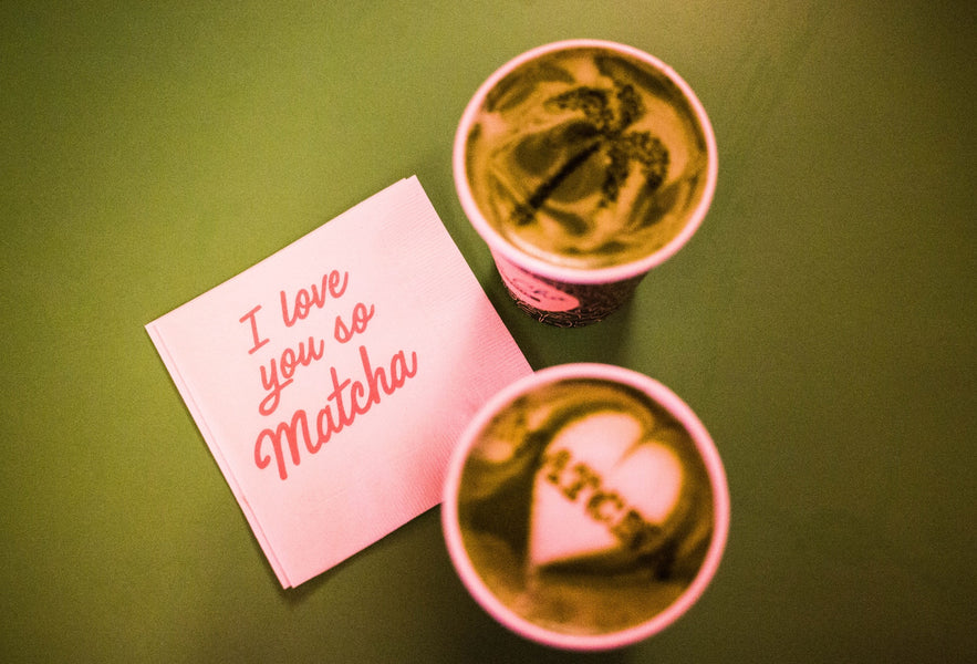 Easy Vegan Matcha Green Tea Latte with Medjool