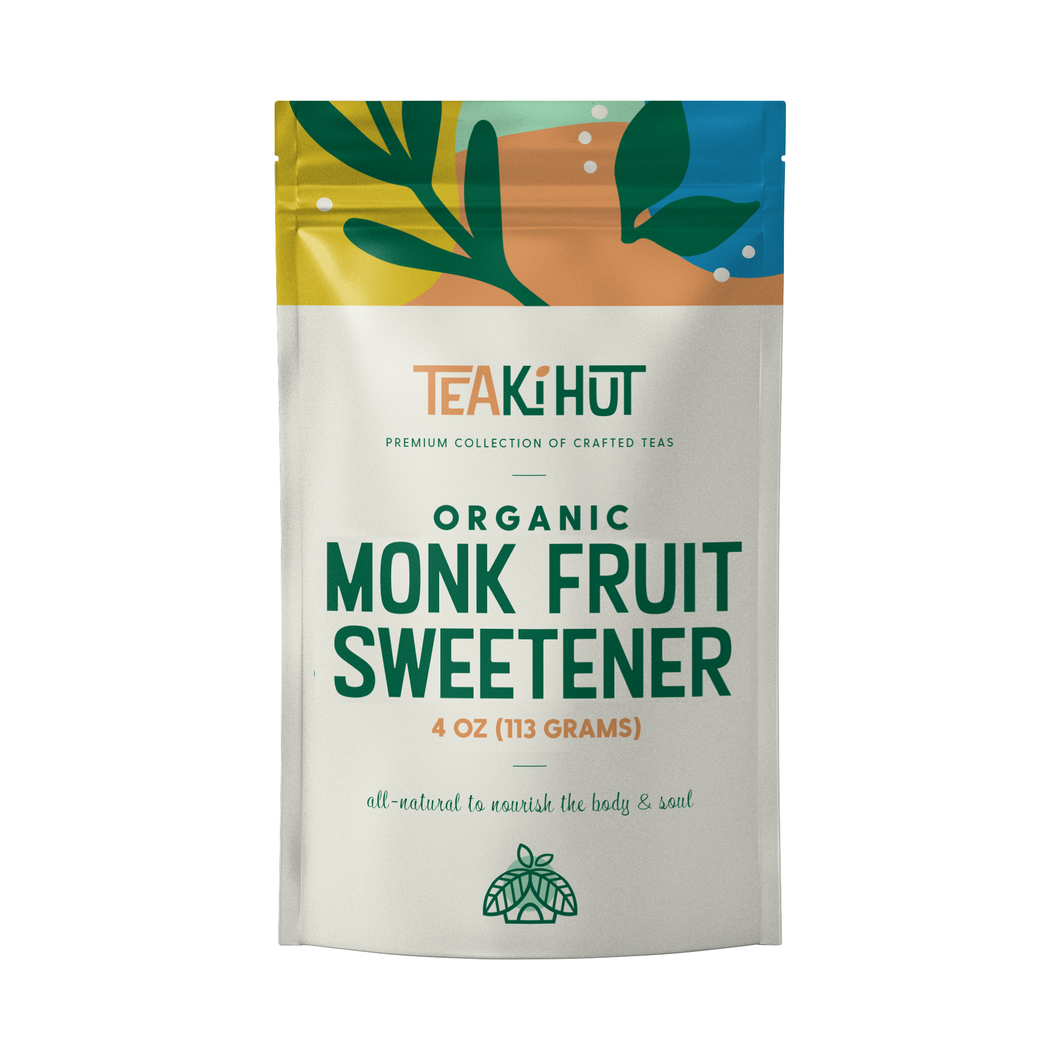 TEAki Hut Organic Monk Fruit Sweetener, 4oz