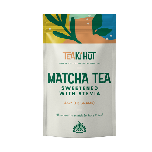 Matcha Green Tea Powder Sweetened With Stevia 4oz