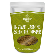 Load image into Gallery viewer, Instant Jasmine Green Tea Powder 4oz